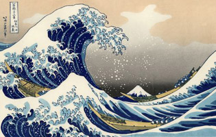 La gran ola de Hokusai