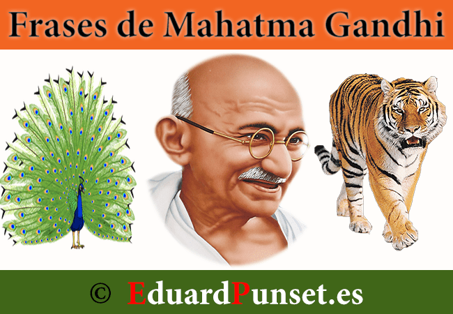 Frases de Gandhi ~ ( Colección de frases para Mahatma Gandhi )